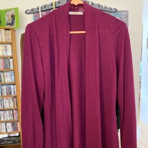 41 Hawthorn Purple Cardigan